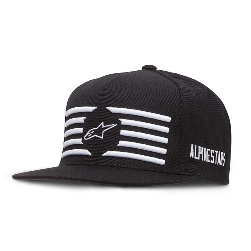 Alpinestars Druck Snapback Cap Schwarz