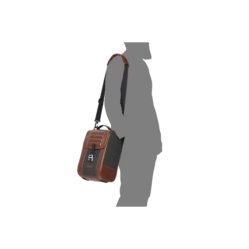 Side bag SHAD CAFE RACER SR38 10l Brown