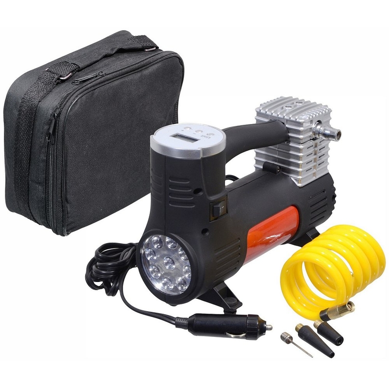 Kompressor 12V POWER BULL digital mit Licht