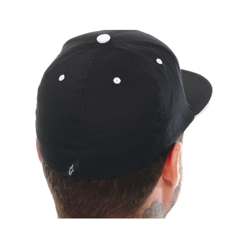 Alpinestars Ageless Flatbill Cap Schwarz und Weiß