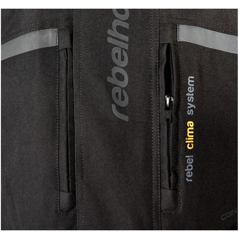 Moto Jacke Rebelhorn Hiker Pro Schwarz