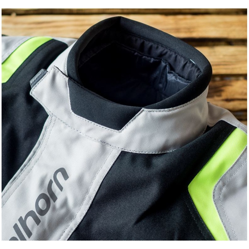 Motorradjacke Rebelhorn Hiker Pro grau-schwarz-fluo gelb