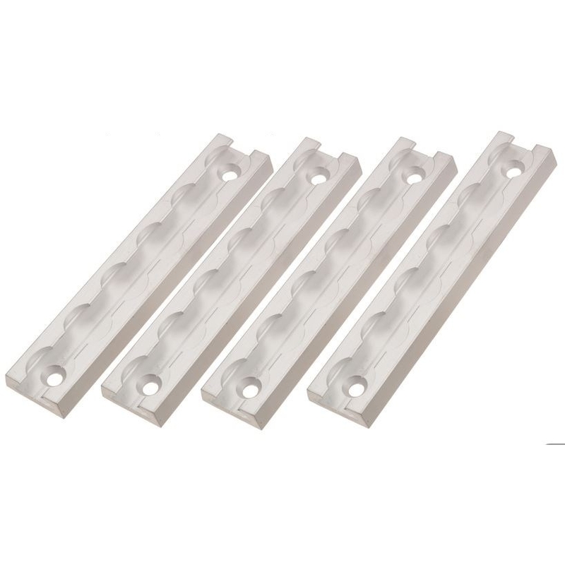 Quadratische schmale Ankerstange Q-TECH Aluminium (4er-Satz)