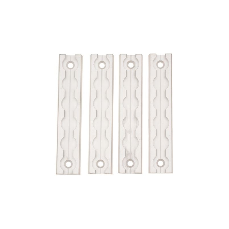 Quadratische schmale Ankerstange Q-TECH Aluminium (4er-Satz)