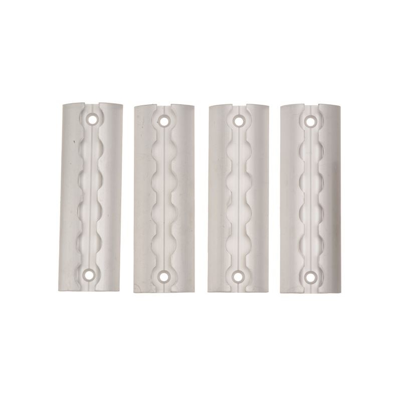 QTECH abgerundete Aluminium-Ankerstange (4er-Satz)