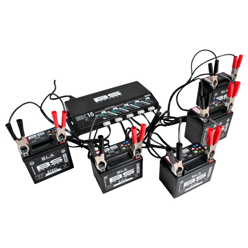 Automatic 5 - Bank Charger BS-BATTERY 5 Bank charger 12V 5x1.5A