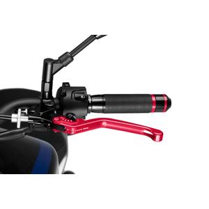 Kupplungshebel ohne Adapter PUIG 3.0 220RN lang rot/schwarz