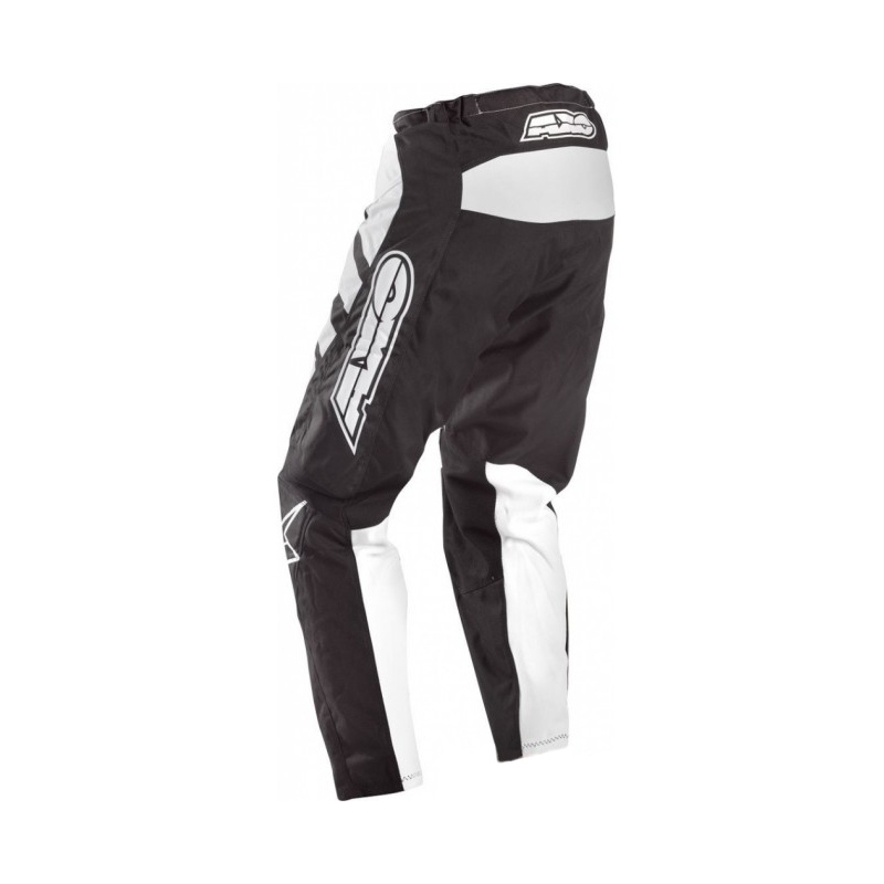 Motocross Hosen AXO SR schwarz und weiß Ausverkauf