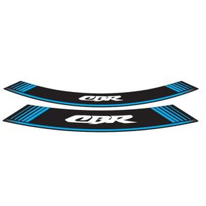 Rim strip PUIG CBR 5524A blau set of 8 rim strips