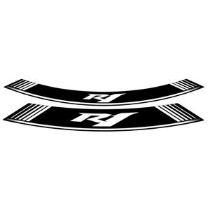 Rim strip PUIG R1 5529B weiss set of 8 rim strips