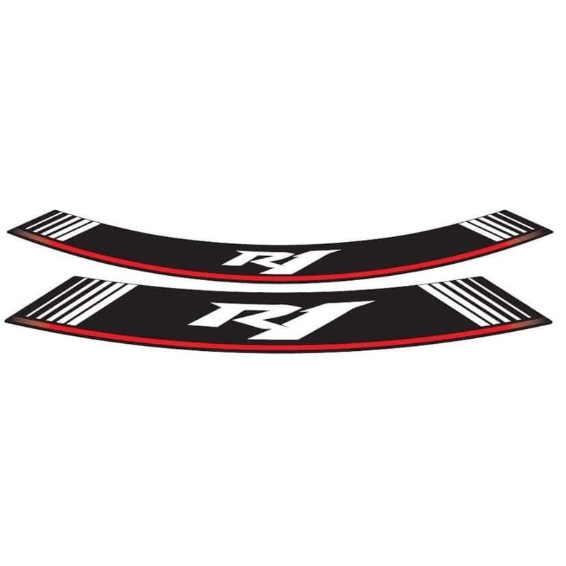 Rim strip PUIG R1 silber set of 8 rim strips