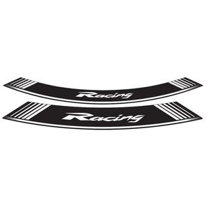 Rim strip PUIG RACING 5531B weiss set of 8 rim strips