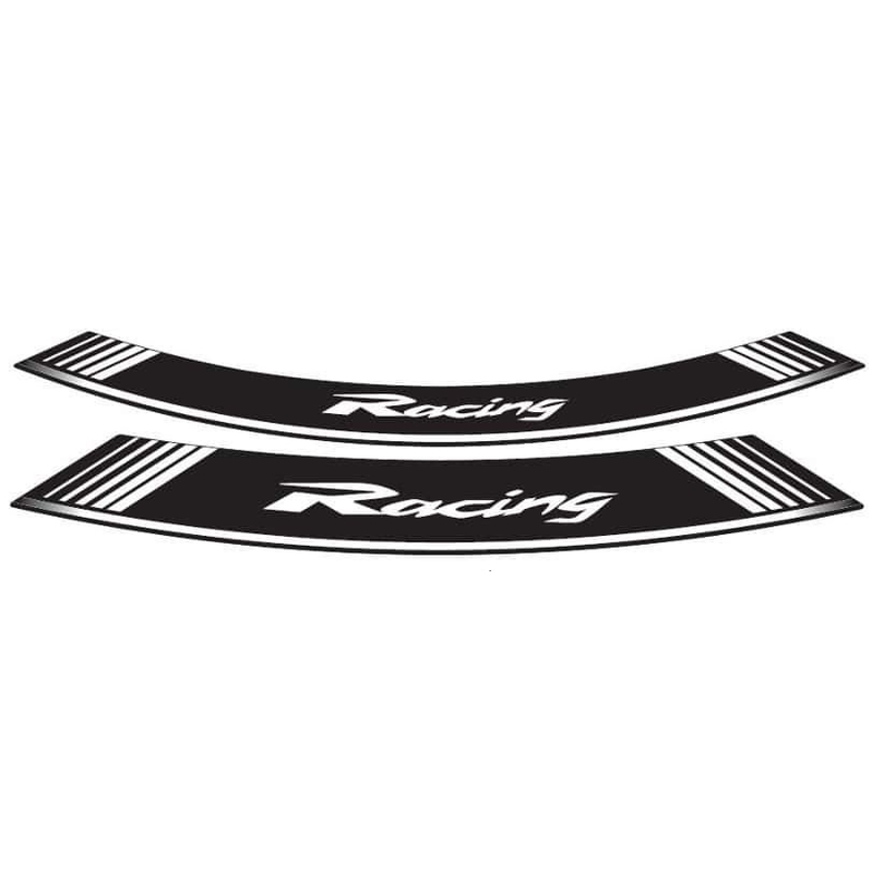 Rim strip PUIG RACING weiß set of 8 rim strips