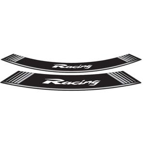 Rim strip PUIG RACING 5531P silber set of 8 rim strips