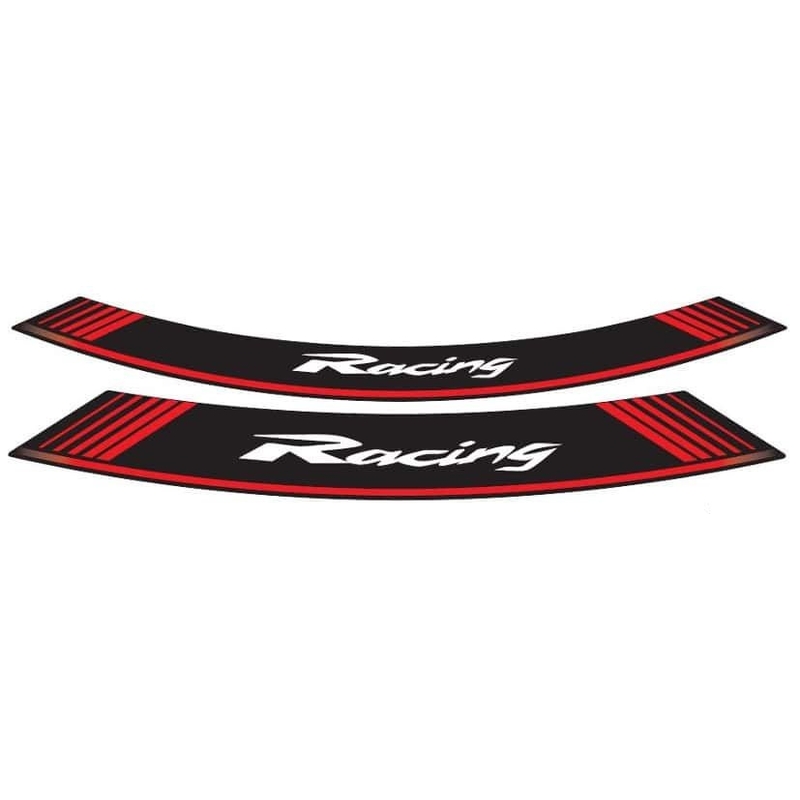 Rim strip PUIG RACING rot set of 8 rim strips