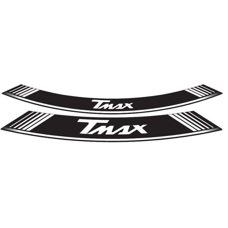 Rim strip PUIG T-MAX weiß set of 8 rim strips