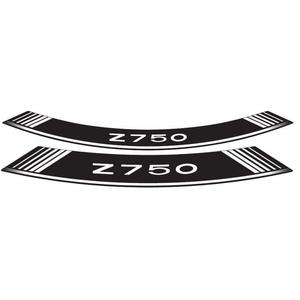 Rim strip PUIG Z750 5545B weiss set of 8 rim strips