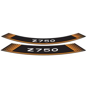 Rim strip PUIG Z750 5545T orange set of 8 rim strips