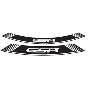 Rim strip PUIG GSR 5989B weiss set of 8 rim strips