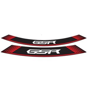 Rim strip PUIG GSR 5989R rot set of 8 rim strips