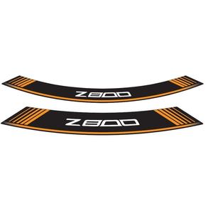 Rim strip PUIG Z800 6561T orange set of 8 rim strips