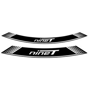 Rim strip PUIG R NINE T 9133B weiß set of 8 rim strips