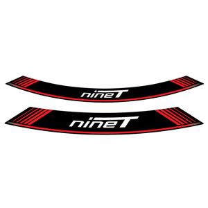 Rim strip PUIG R NINE T 9133R rot set of 8 rim strips