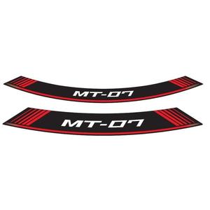 Rim strip PUIG MT-07 9136R rot set of 8 rim strips