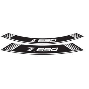 Rim strip PUIG Z650 9290B weiß set of 8 rim strips