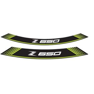 Rim strip PUIG Z650 9290V grün set of 8 rim strips
