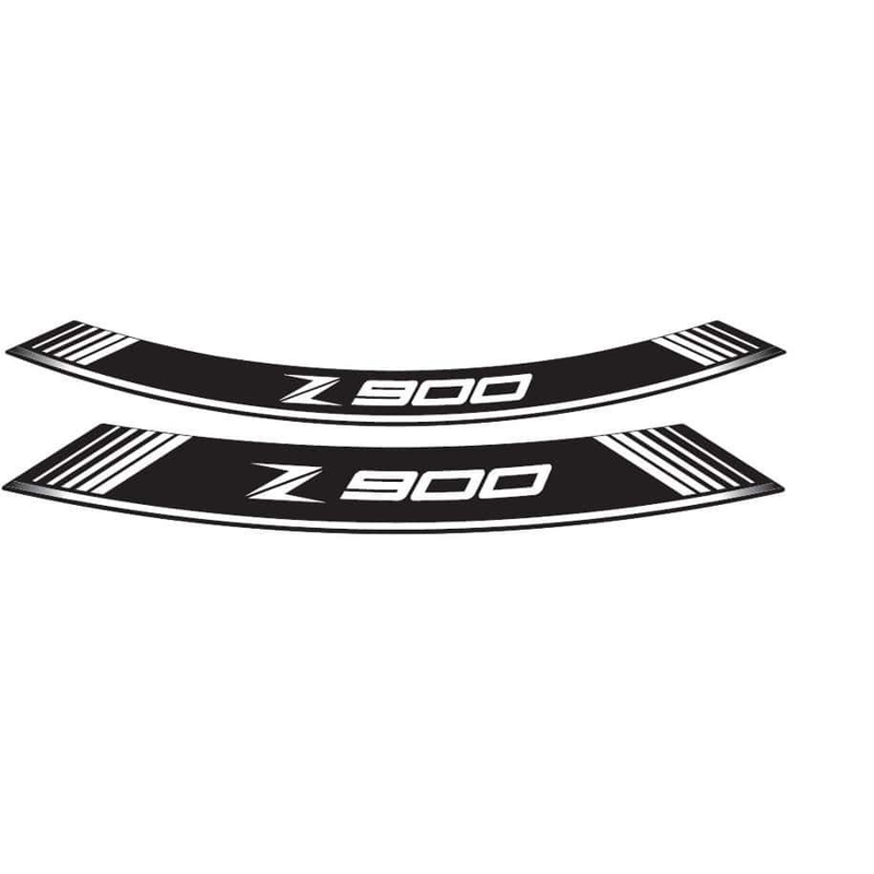 Rim strip PUIG Z900 weiß set of 8 rim strips