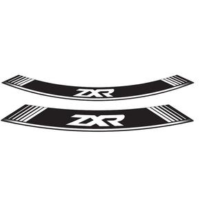 Rim strip PUIG ZXR 9292B weiß set of 8 rim strips