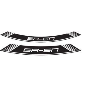 Rim strip PUIG ER6 9311B weiß set of 8 rim strips