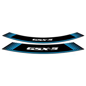 Rim strip PUIG GSXS 9442A blau set of 8 rim strips