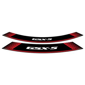 Rim strip PUIG GSXS 9442R rot set of 8 rim strips