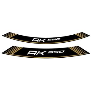 Rim strip PUIG AK550 9630O gold set of 8 rim strips