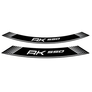 Rim strip PUIG AK550 9630P silber set of 8 rim strips