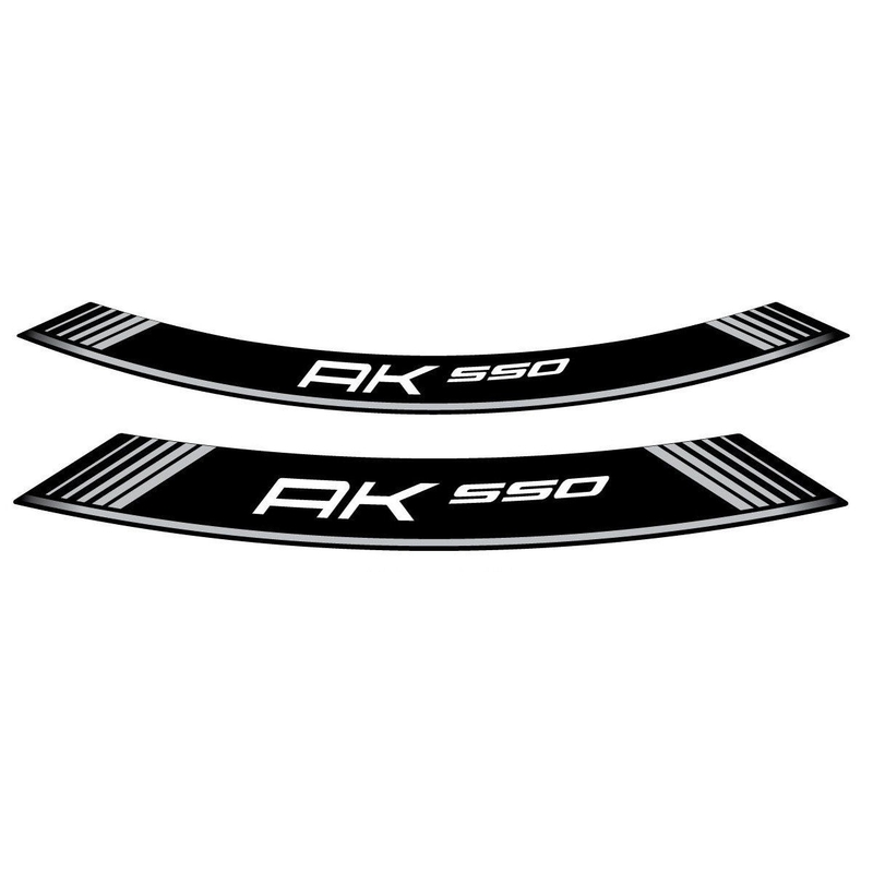 Rim strip PUIG AK550 silber set of 8 rim strips