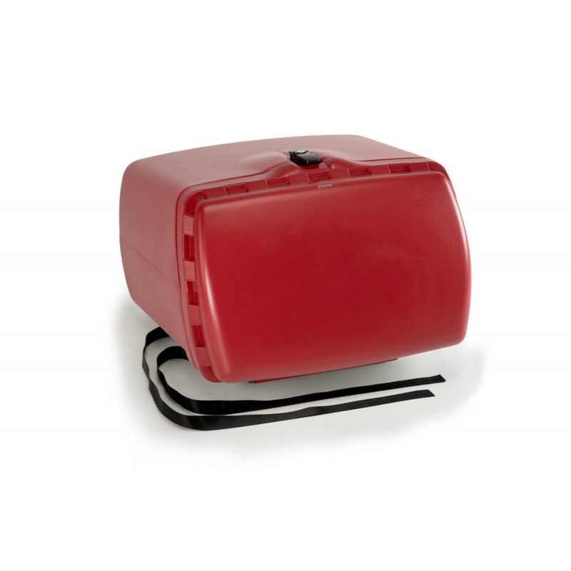 Top box PUIG MAXI BOX rot without lock and fasten with included straps