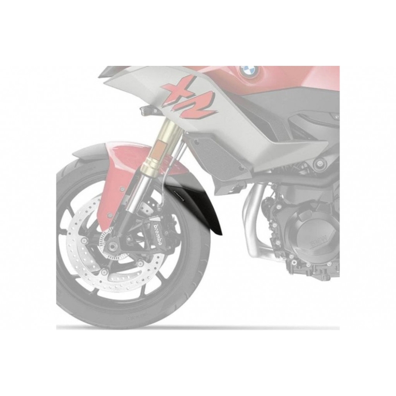 Front fender extension PUIG schwarz