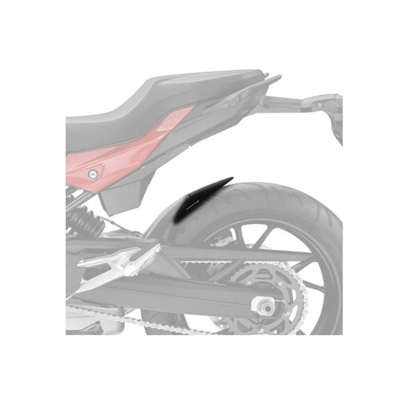 Rear fender extension PUIG schwarz matt