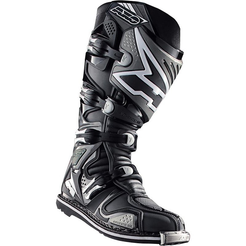 Motorradstiefel AXO A2 schwarz-grau Ausverkauf