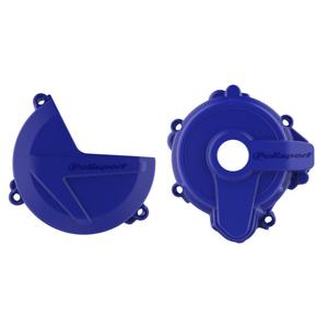 Clutch and ignition cover protector kit POLISPORT 91005 blau