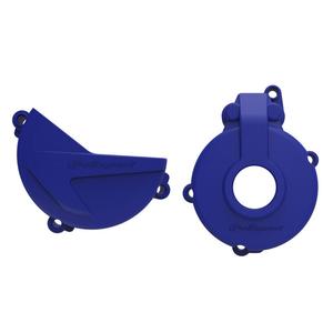 Clutch and ignition cover protector kit POLISPORT 91007 blau