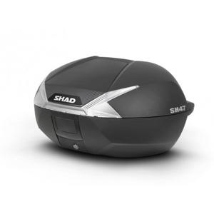 Top case SHAD SH47 D0B47106 schwarz/weiss