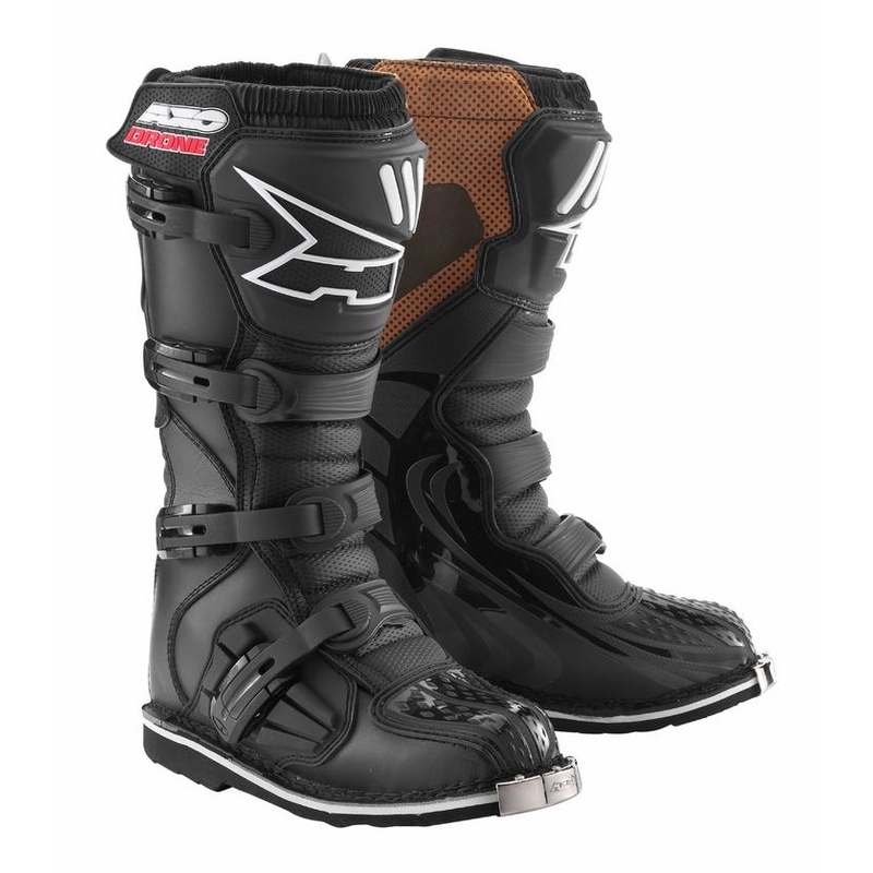 AXO Drone MX Schwarz Moto Schuhe Ausverkauf