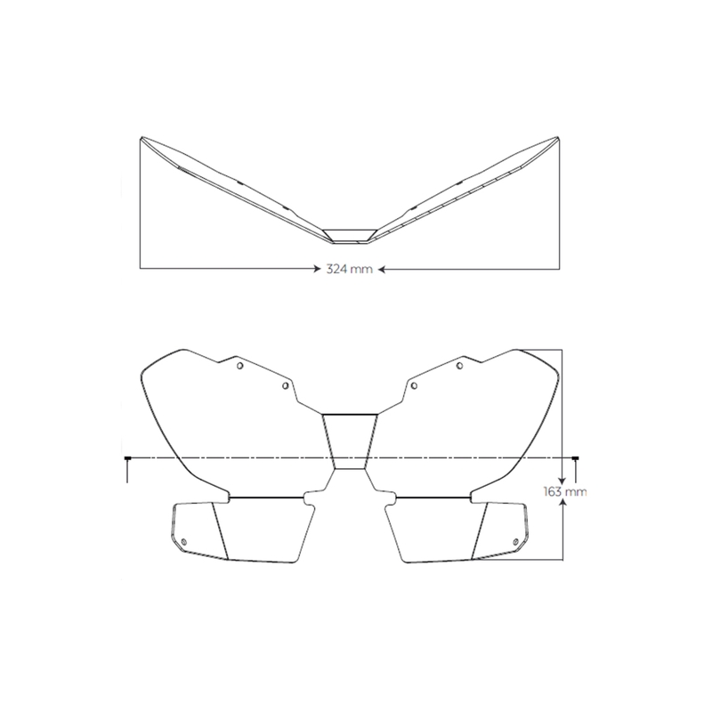 Headlight protector PUIG transparent
