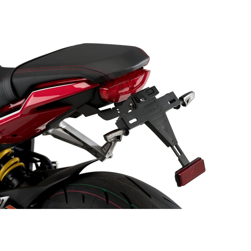 Adjustable license support PUIG schwarz