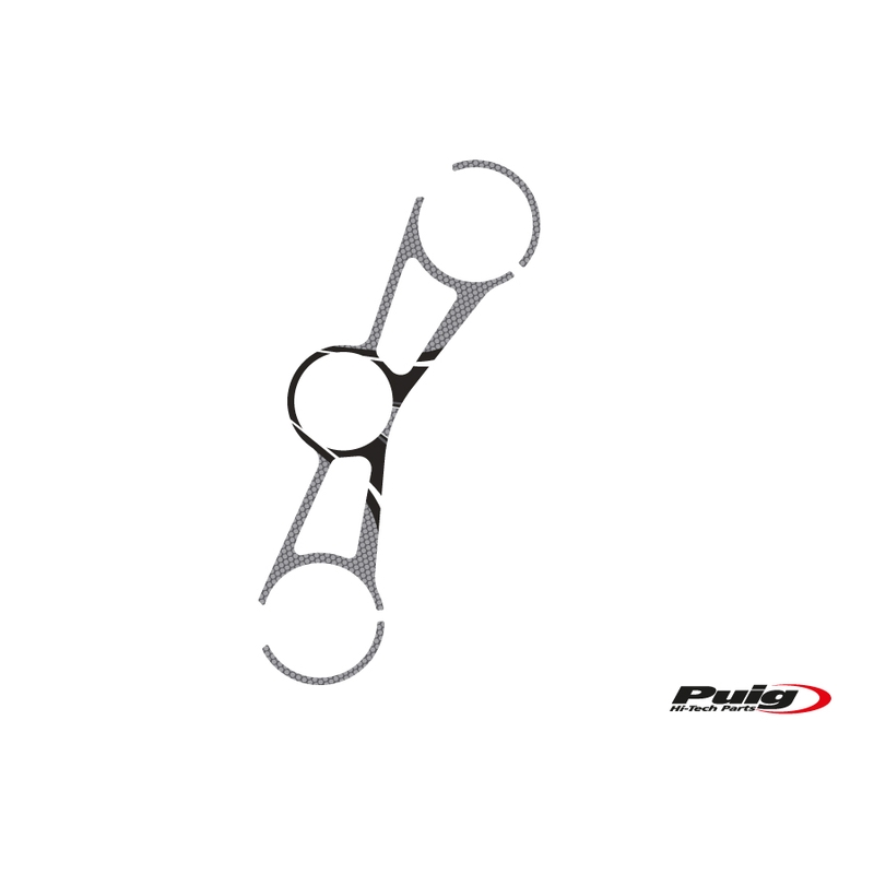 Yoke protector PUIG RADIKAL grau für BMW S 1000 RR 2019-2022