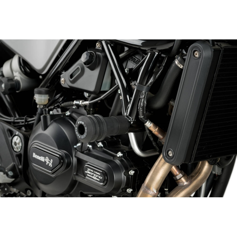 Frame sliders PUIG VINTAGE 2.0 schwarz für BENELLI Leoncino 500 2016-2024